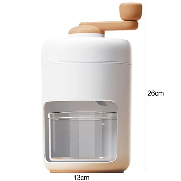 Manual Shaved Ice Maker Machine | Portable Ice Crusher With Free Ice Cube Trays And Shaved Ice Spoon | Snow Cone Machine Use For Ice Cream, Snowcone, Cocktail Make