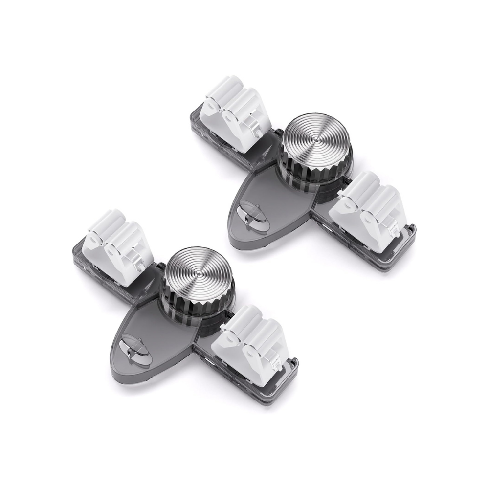 Wall Mounted Mop Holder, Mop Hook Storage, Broom Hanger (Set of 2)