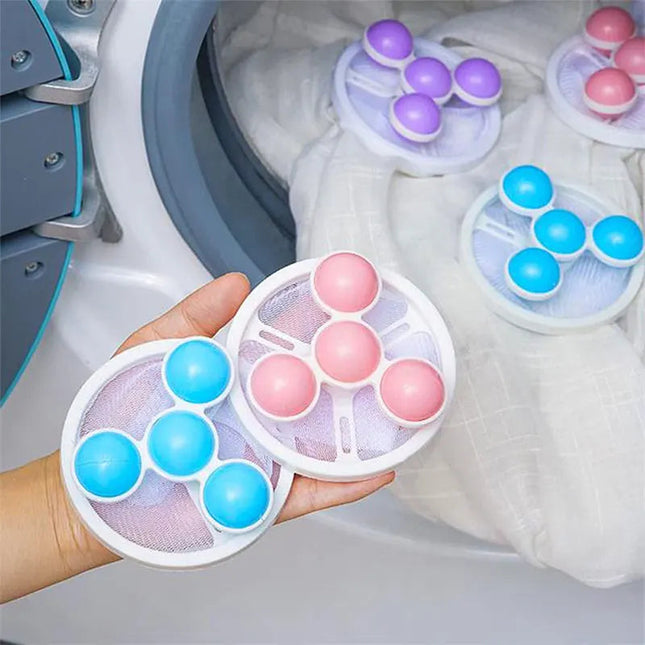 Floating Washing Machine Lint Filter Bag (Pack of 4)