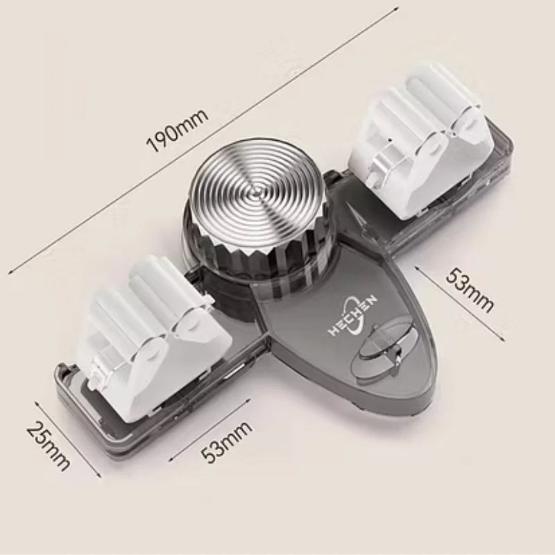 Wall Mounted Mop Holder, Mop Hook Storage, Broom Hanger (Set of 2)