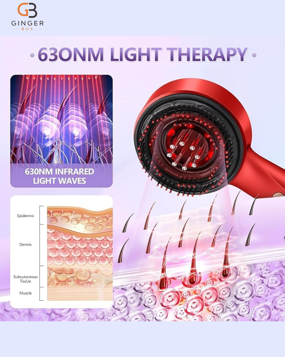Electric Head Massager, 2-in-1 Head Massager