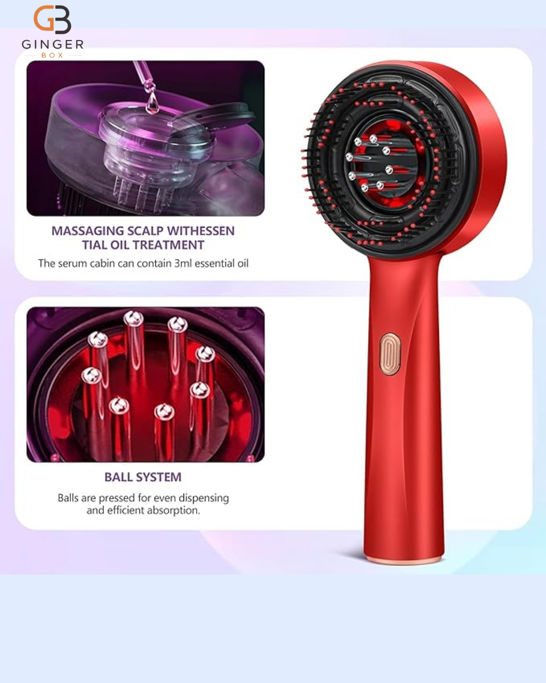 Electric Head Massager, 2-in-1 Head Massager