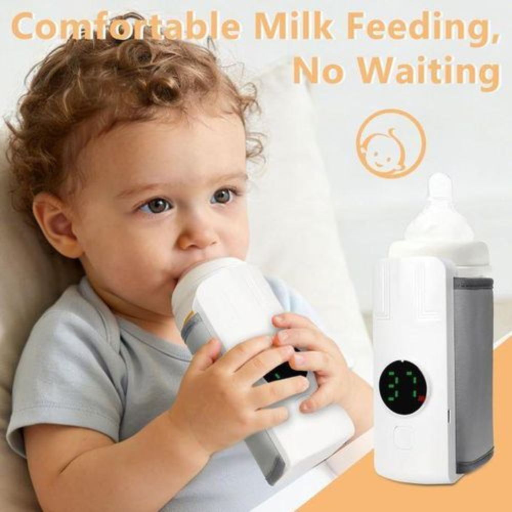 Portable Baby Milk Warmer Bottle For Travel On The Go | Rechargeable