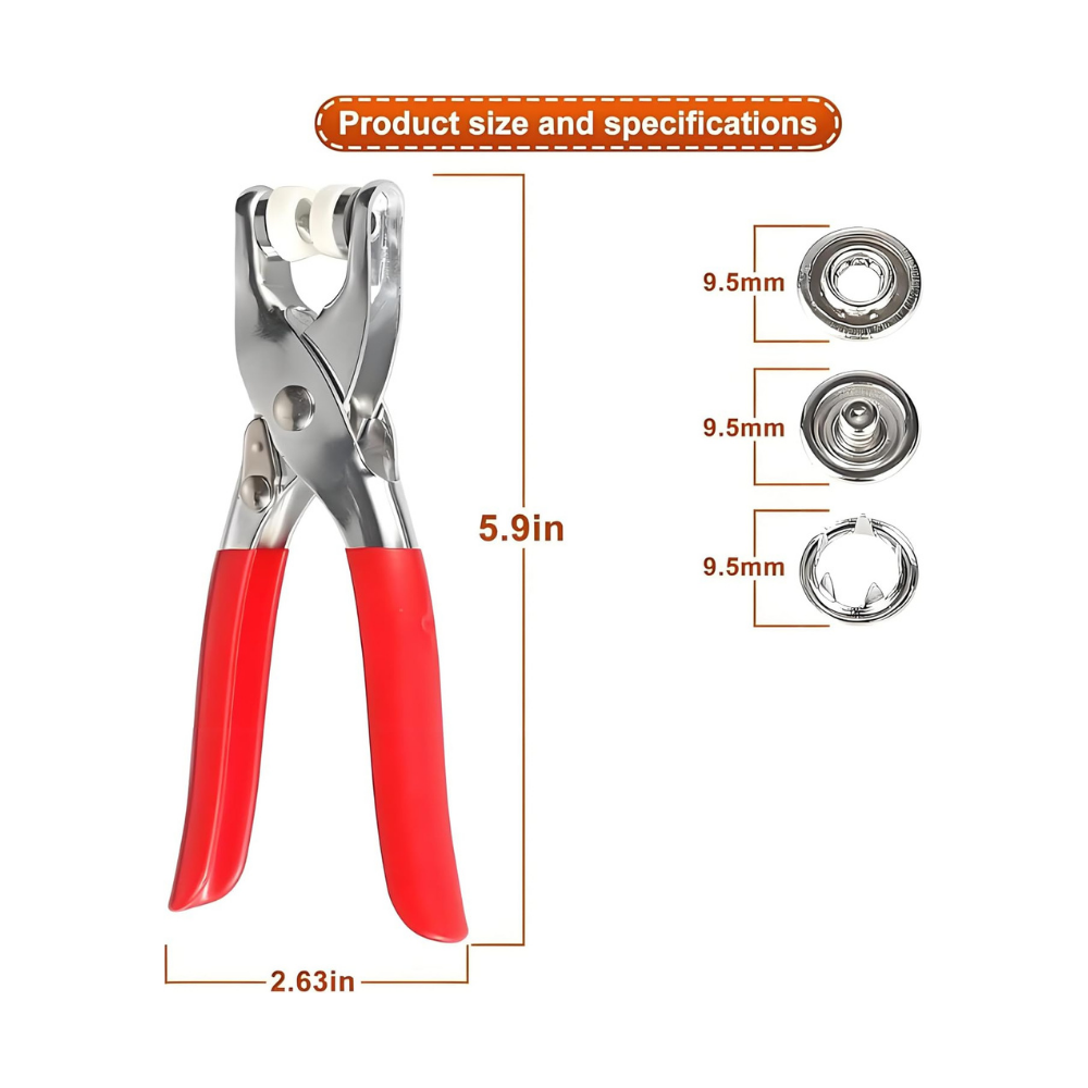 Five-claw Clip Stainless Steel Clamp | Clothing Button Installation Tool