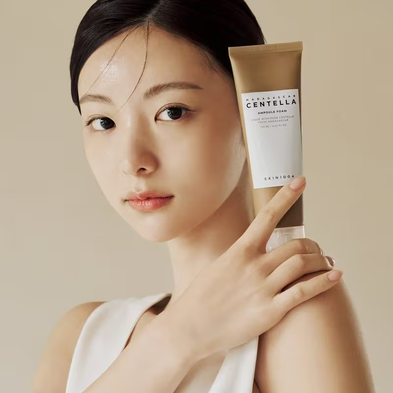 Madagascar Centella Ampoule Foam, 4.23 fl.oz, Korean Face Cleanser & Makeup Remover | Korean Skin