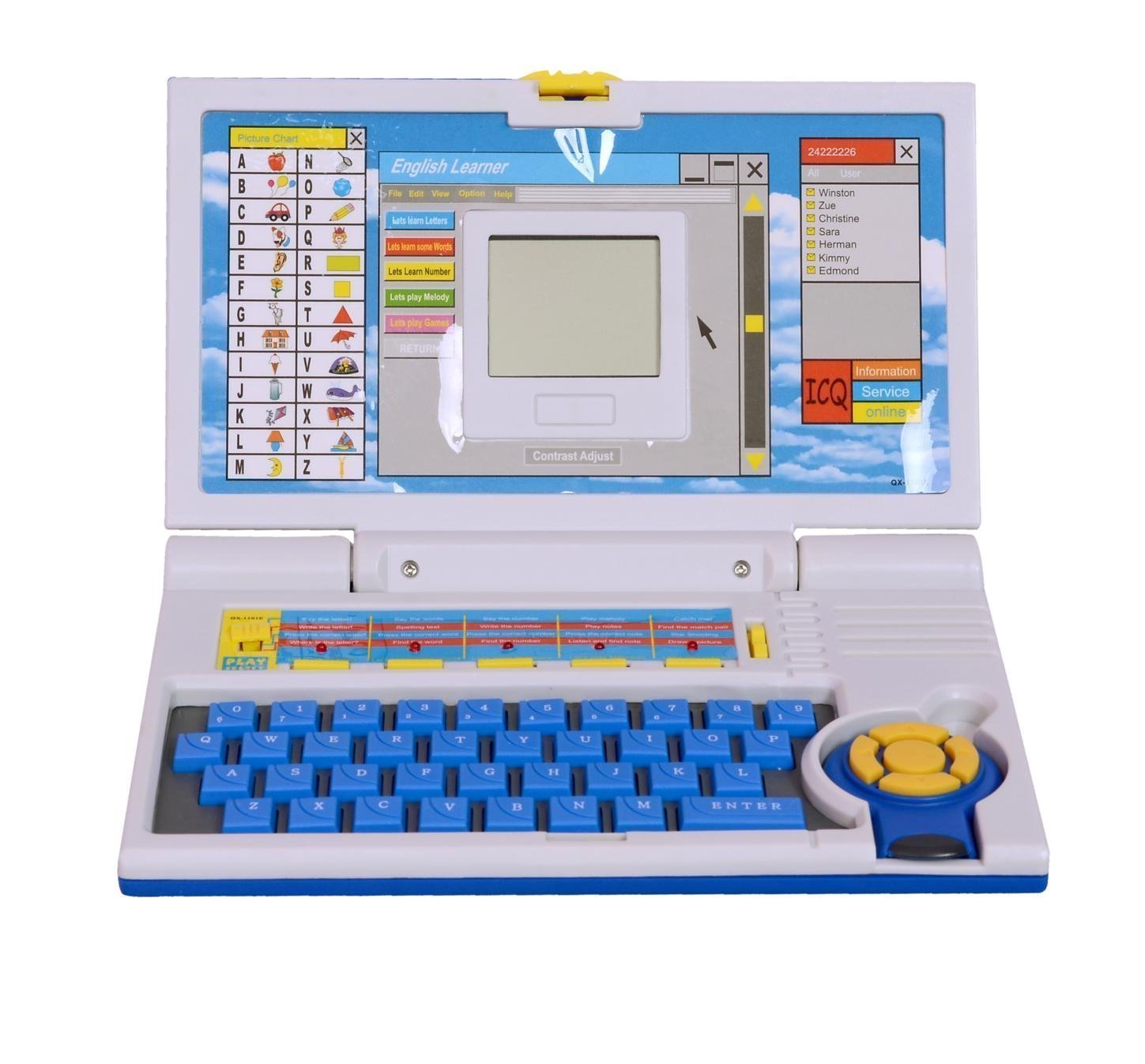 Fun English Learner Laptop for Kids Educational Notebook Computer