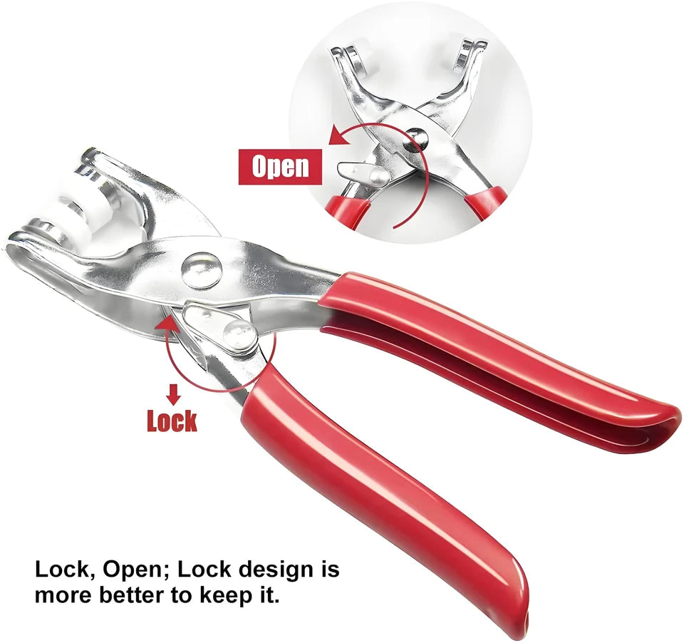 Five-claw Clip Stainless Steel Clamp Four-point Clip Clothing Button Baby Installation Tool
