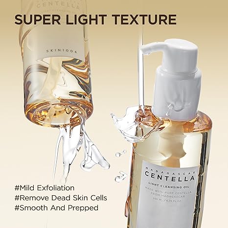 Madagascar Centella Light Cleansing Oil 6.76 fl.oz, 200ml | Gentle Oil Korean Facial Cleanser