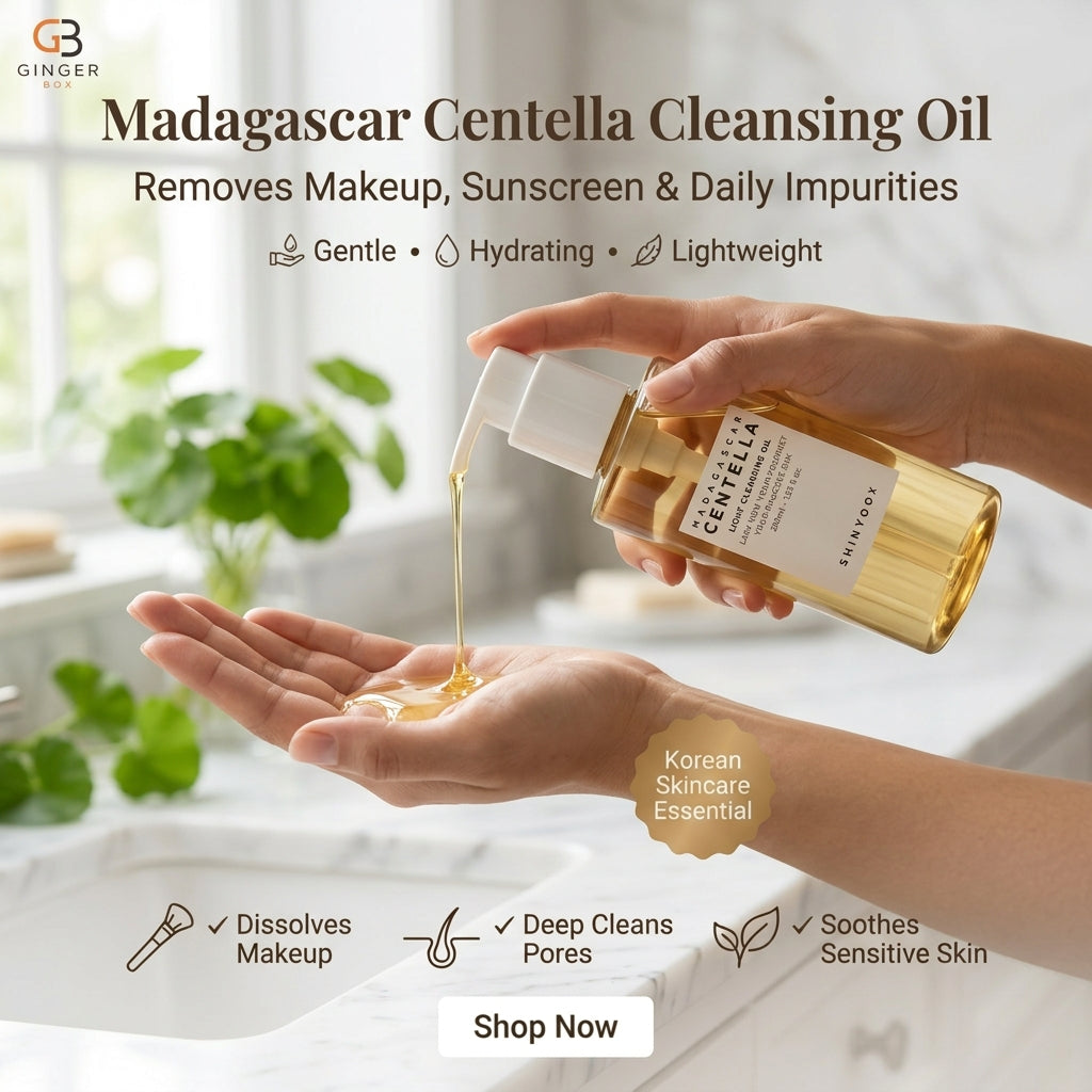 Madagascar Centella Light Cleansing Oil 6.76 fl.oz, 200ml | Gentle Oil Korean Facial Cleanser
