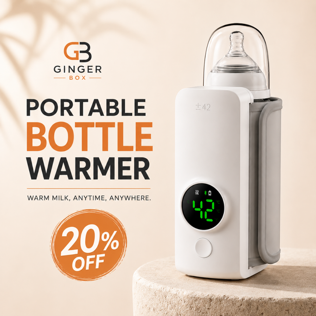 Portable Baby Milk Warmer Bottle For Travel On The Go | Rechargeable