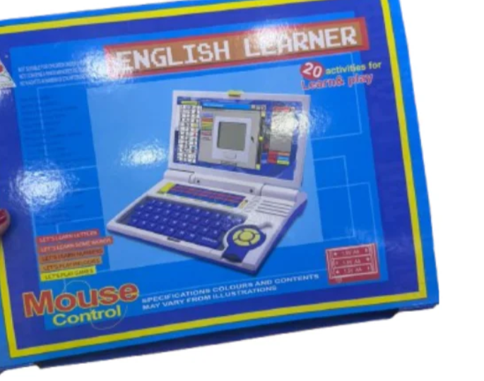 Fun English Learner Laptop for Kids Educational Notebook Computer