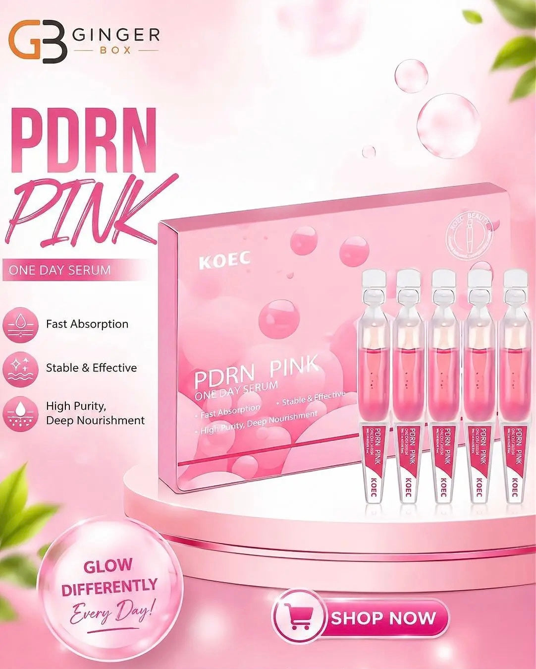 Medicube PDRN Pink One Day Serum