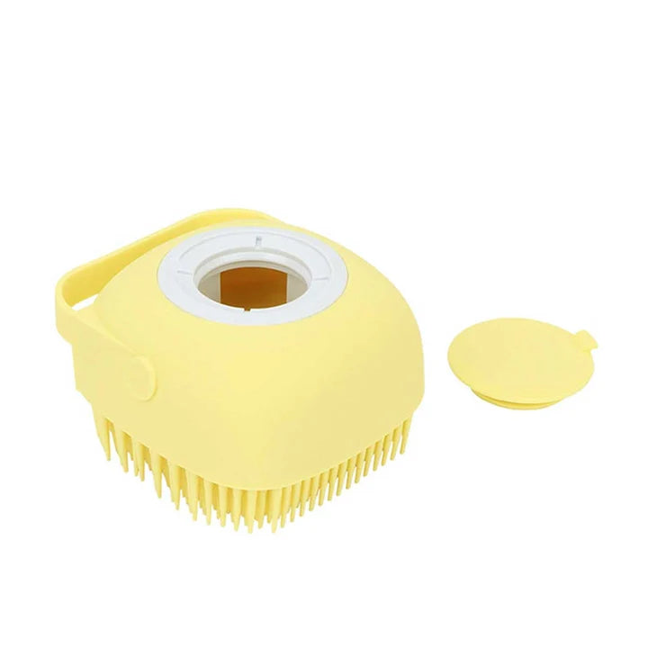 Silicone Body Scrubber Brush with Soap Dispenser, Ultra Soft Bath Sponge Shower Brush and Body Massager (Pack of 3)