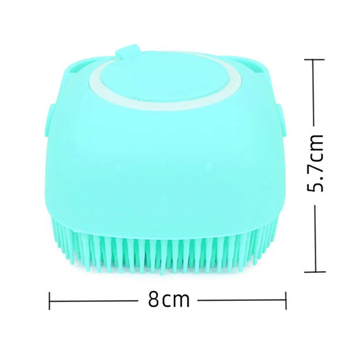 Silicone Body Scrubber Brush with Soap Dispenser, Ultra Soft Bath Sponge Shower Brush and Body Massager (Pack of 3)