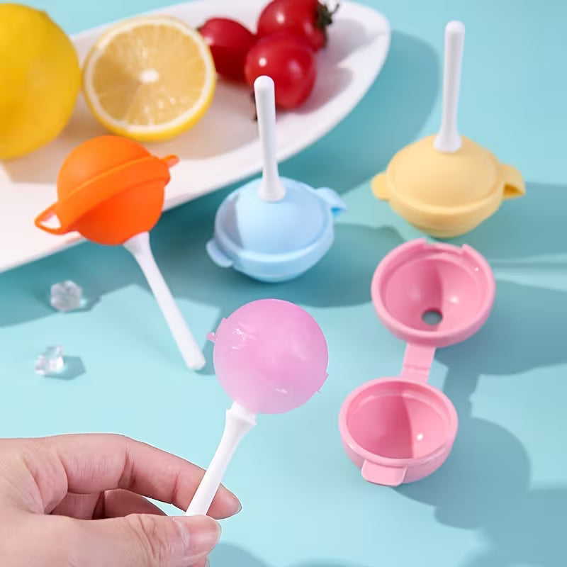 Silicone Cube of Ice Tray And Mini Popsicle Molds for Homemade Ice Pops
