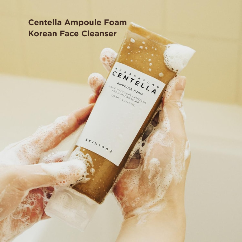 Madagascar Centella Ampoule Foam, 4.23 fl.oz, Korean Face Cleanser & Makeup Remover | Korean Skin