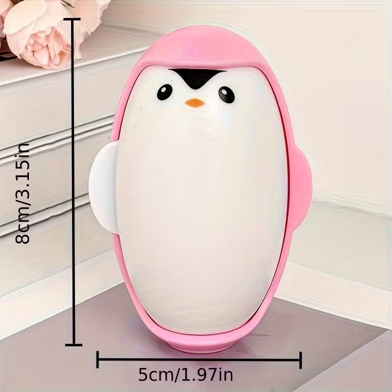 Penguin-shaped Lint Applicator, Reusable Pet Fur Roller, Reusable Lint Applicator Fur and Clothes