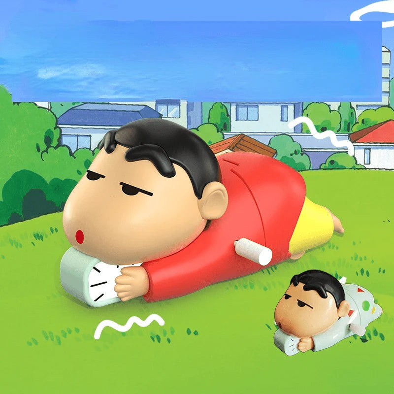 Anime Cartoon Crayon Shinchan Crawling Toy for Babies