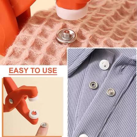 Five-claw Clip Stainless Steel Clamp Four-point Clip Clothing Button Baby Installation Tool